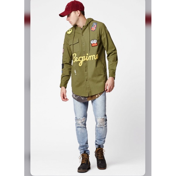 Civil Regime Kurt Denim Thrash Flannel Jean - Picture 1 of 5